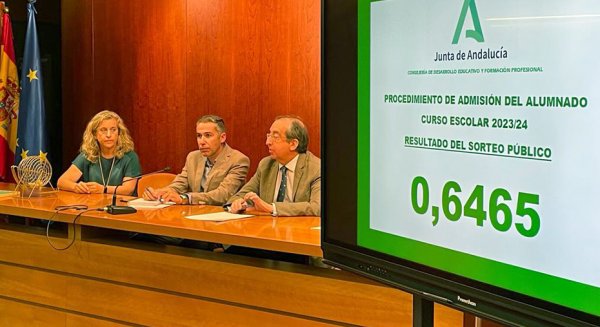 El número 0,6465 resolverá los casos de empate para la escolarización 2023/24 