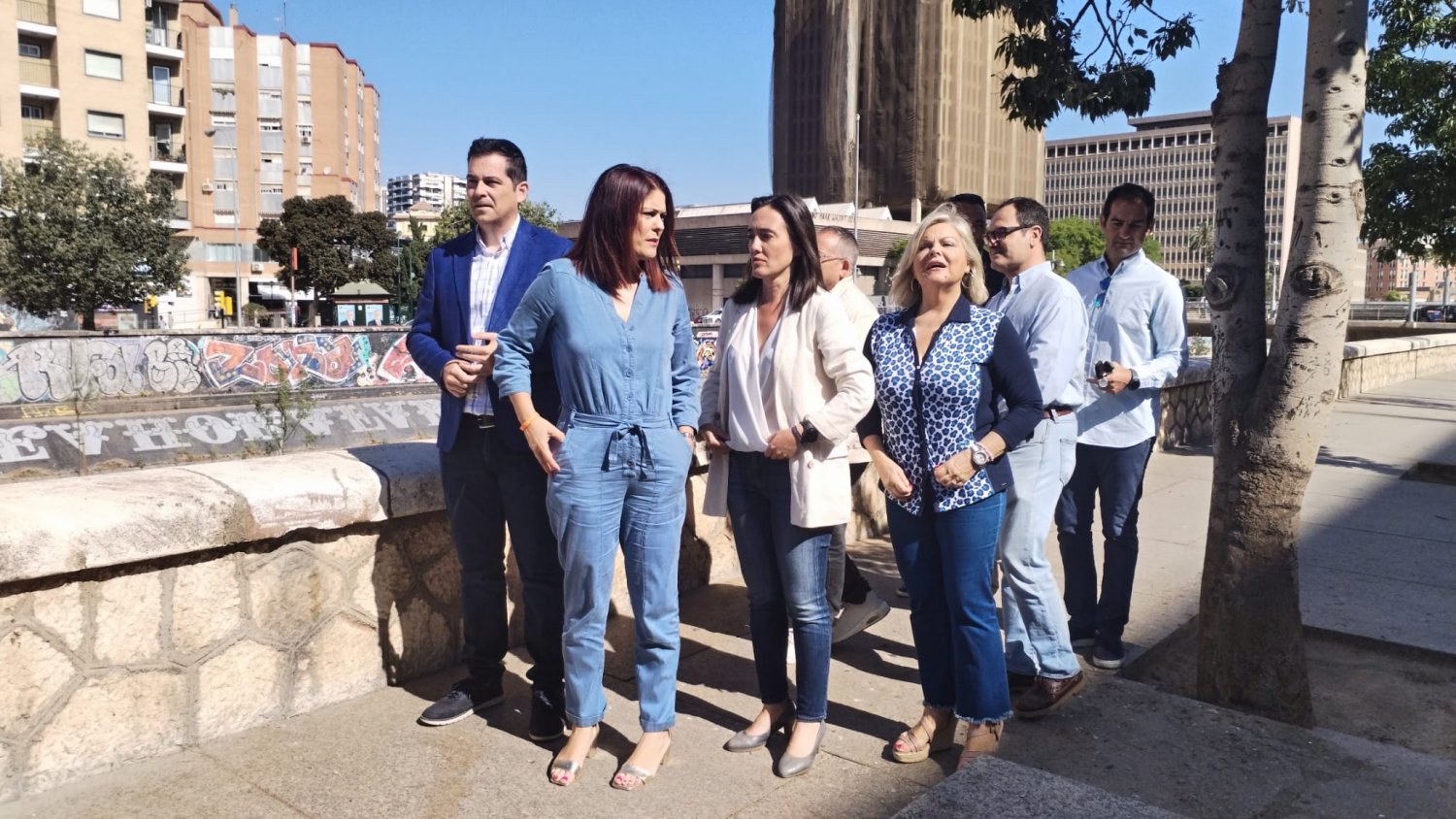 Noelia Losada propone un parque fluvial con agua constante en el río Guadalmedina