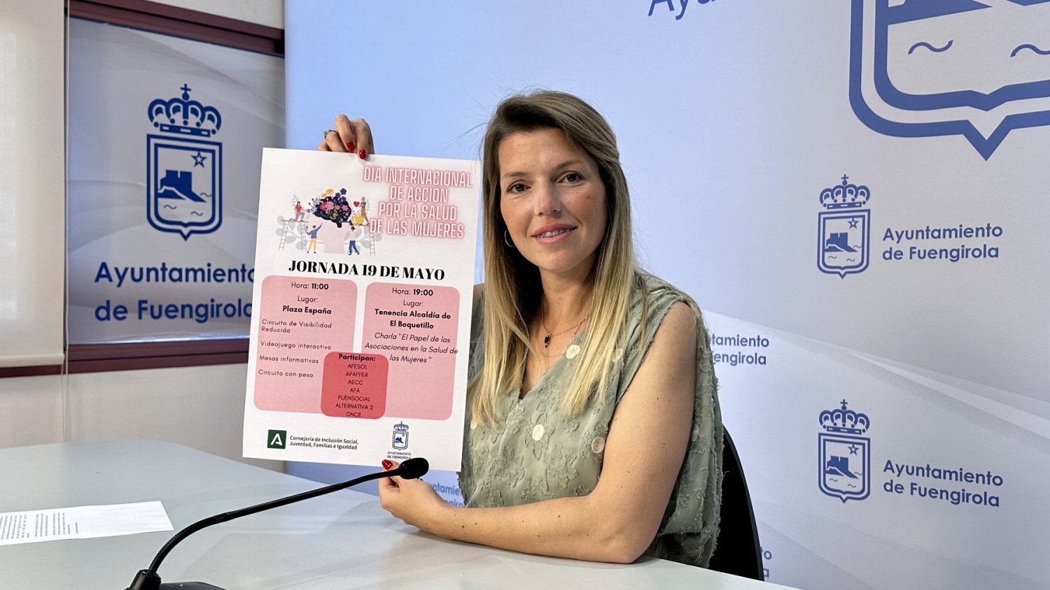 El Ayuntamiento de Fuengirola conmemora el Día Internacional de Acción por la Salud de las Mujeres con un variado programa de actividades
