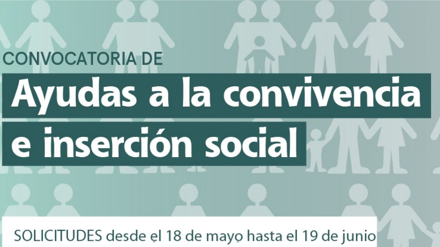 La Diputación abre el plazo para solicitar ayudas de convivencia e inserción social, dotadas con 850.000 euros