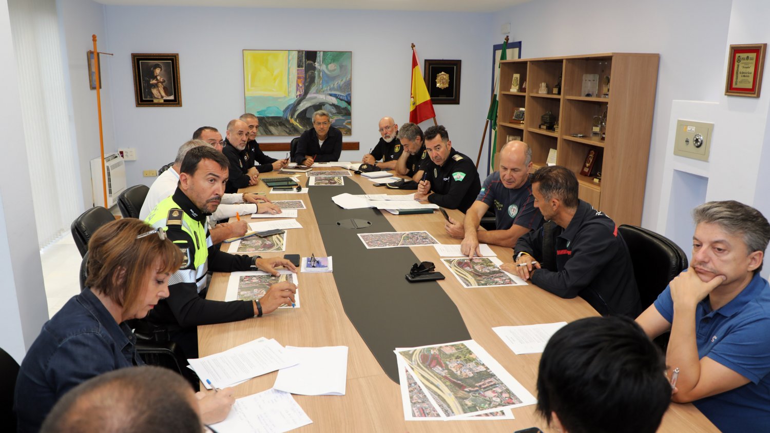 Más de medio millar de efectivos conformarán el dispositivo de seguridad de la Feria de Marbella 