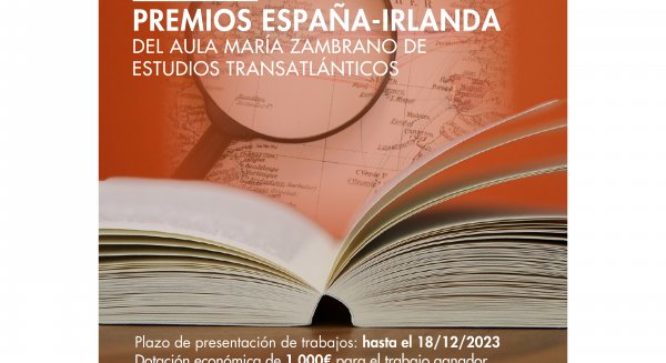 El Centro de Estudios Iberoamericanos convoca una nueva edición de los Premios España-Irlanda del Aula María Zambrano de Estudios Transatlánticos
