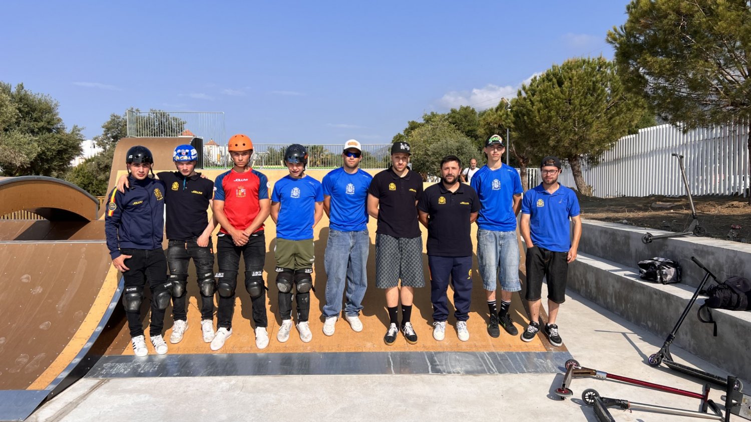 La selección española de Scooter elige el nuevo skatepark de Bello Horizonte para participar en el mundial 