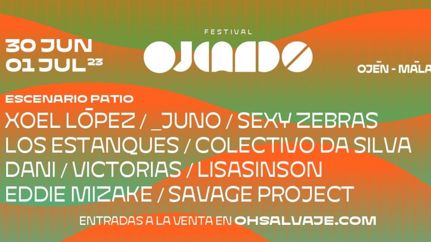 Xoel López, _Juno y Sexy Zebras encabezan el cartel de OJEANDO Festival 2023