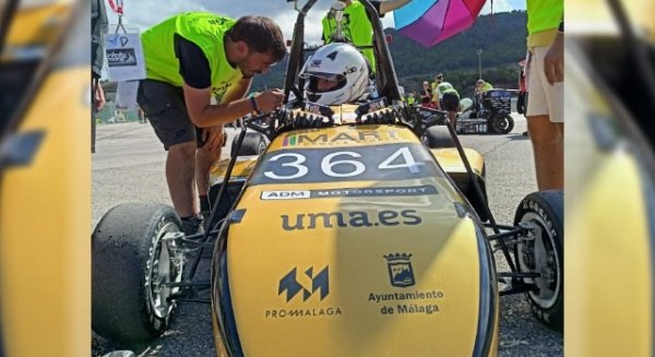 UMA.- El monoplaza de carreras de la universidad vuelve a triunfar en la competición internacional Fórmula Student