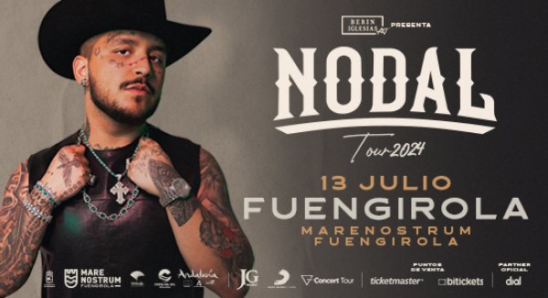 El cantante mejicano Cristian Nodal, primera confirmación de Marenostrum Fuengirola 2024