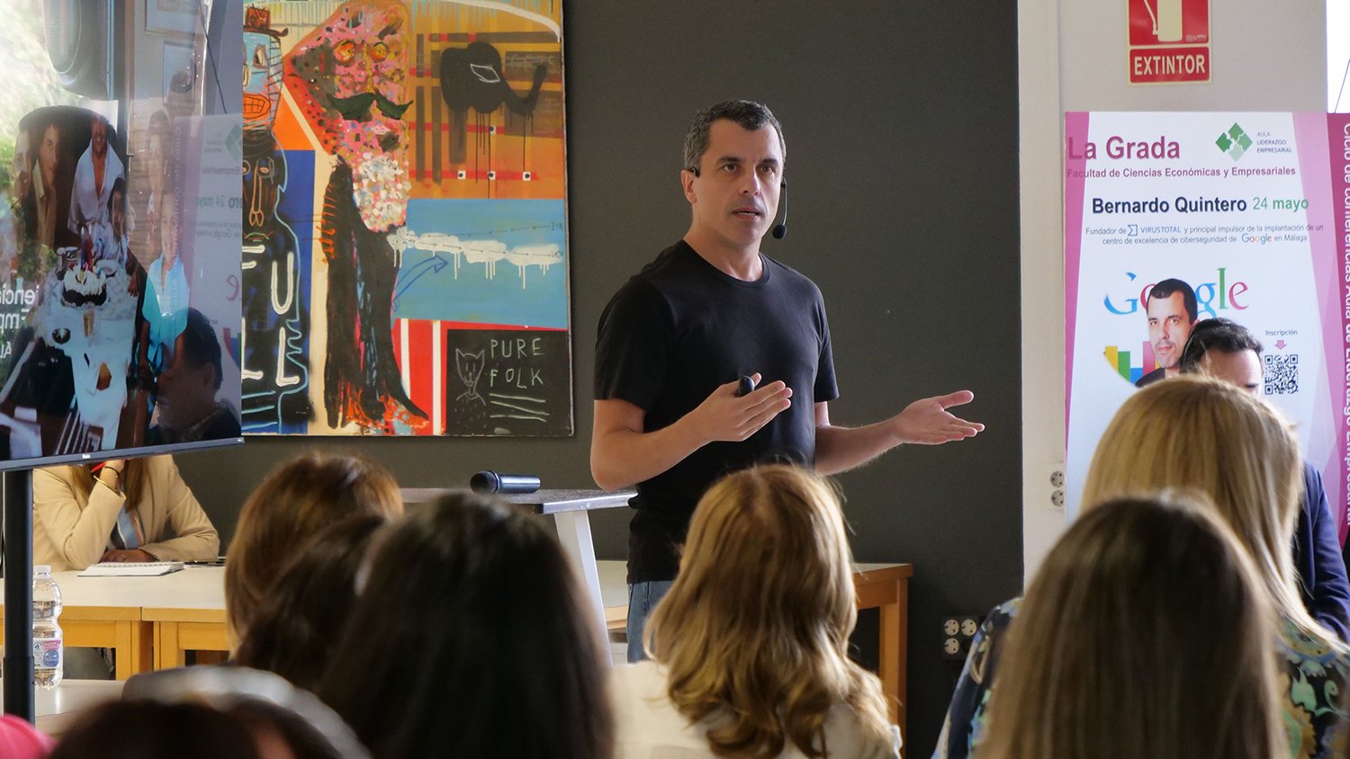 UMA.- Bernardo Quintero desvela en la Universidad cómo crear una startup y venderla a Google
