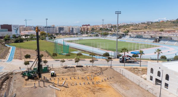El Parque Ferial y Deportivo de Estepona inicia las obras del rocódromo
