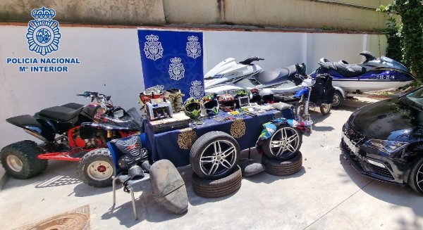Desarticulada en Málaga una red que sustraía motocicletas por encargo para “vestir” otros vehículos con piezas robadas