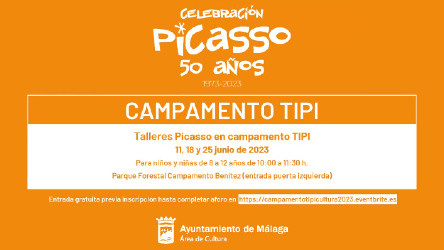 Un ‘Campamento Tipi’ acerca la figura de Picasso a los más pequeños