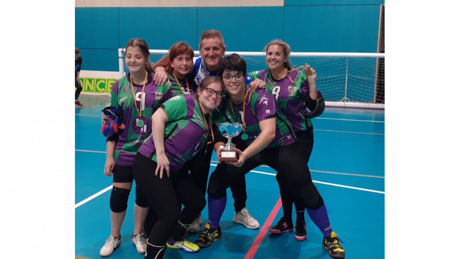Málaga conquista la liga femenina de goalball en su categoría de plata
