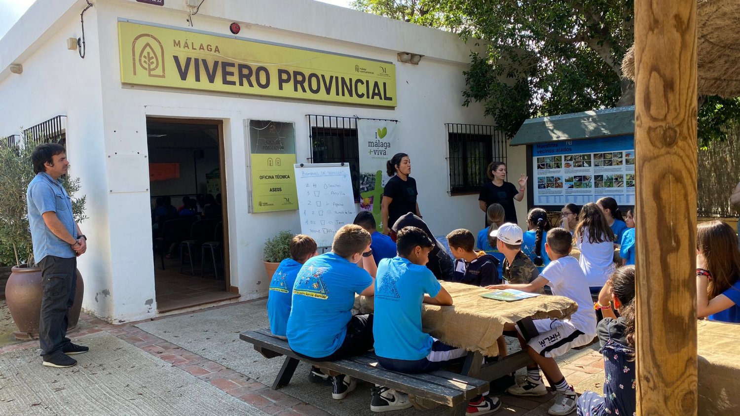 La Diputación celebra el Día del Medio Ambiente con un centenar de estudiantes en el Vivero Provincial