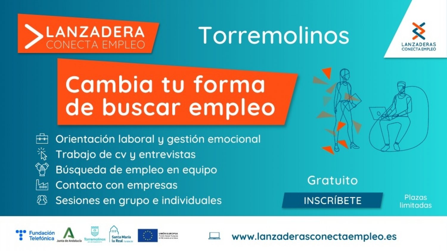 Una nueva ‘Lanzadera Conecta Empleo’ en Torremolinos abre sus inscripciones hasta el 26 de septiembre