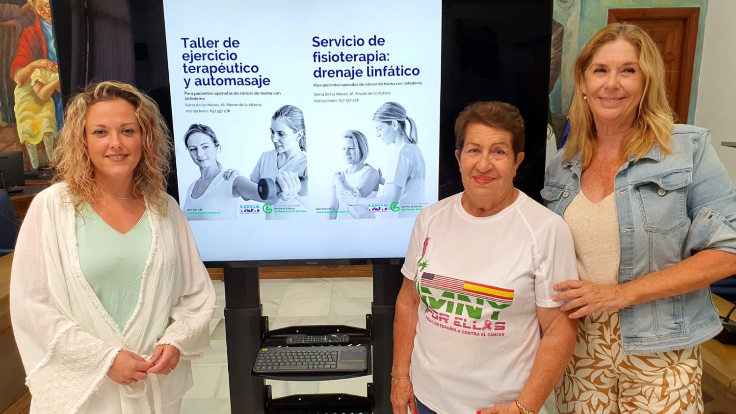 La Concejalía de Bienestar Social y AECC crean la Escuela de Linfedema para pacientes afectadas de cáncer de mama 