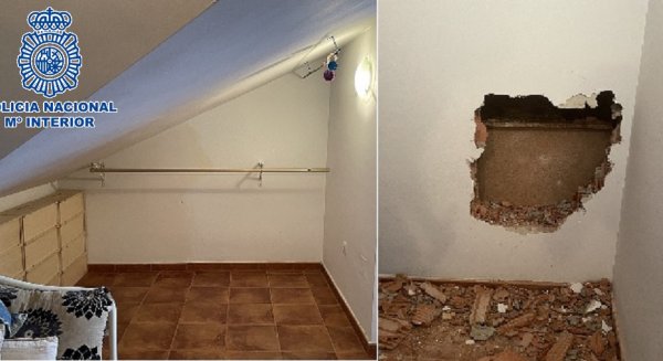 Los Rayos-X conduce a la Policía Nacional al hallazgo de un cadáver emparedado en el último domicilio conocido de la mujer desaparecida en Torremolinos