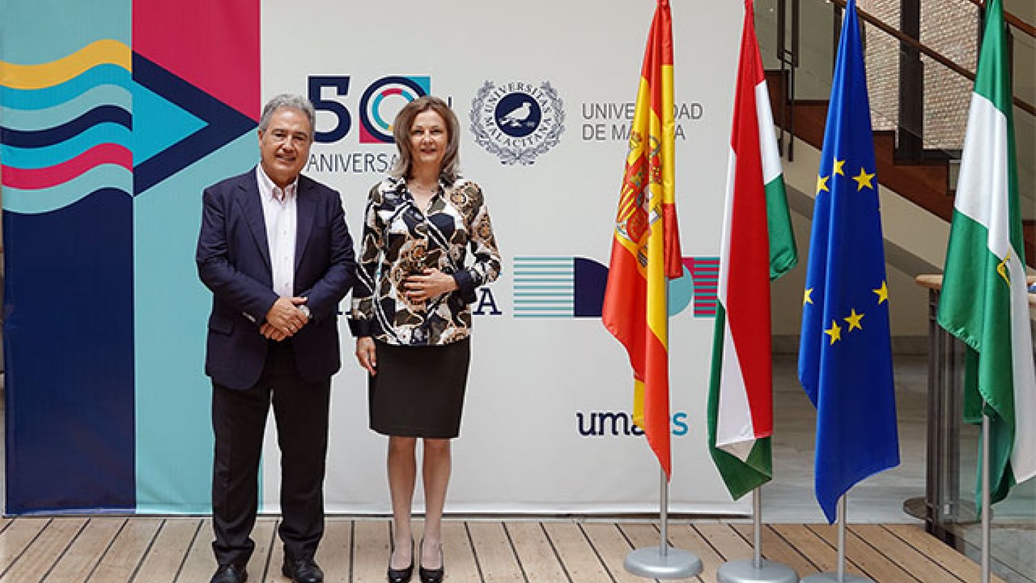 UMA.- La embajadora de Hungría en España se reúne en la Universidad para estudiar vías de colaboración