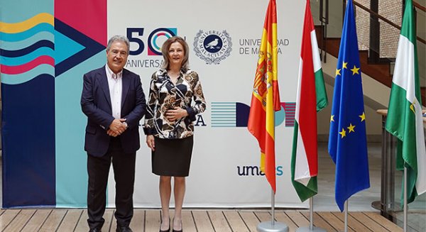 UMA.- La embajadora de Hungría en España se reúne en la Universidad para estudiar vías de colaboración