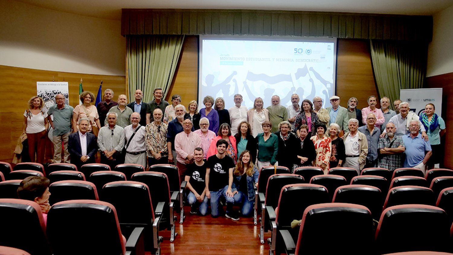 UMA.- Movimiento estudiantil y memoria democrática, temas generales de una jornada celebrada en el Rectorado