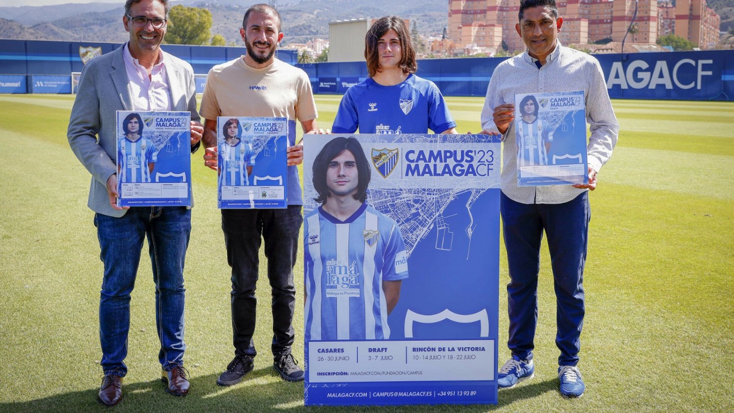 Rincón de la Victoria albergará en julio dos turnos del Campus de Verano del Málaga CF