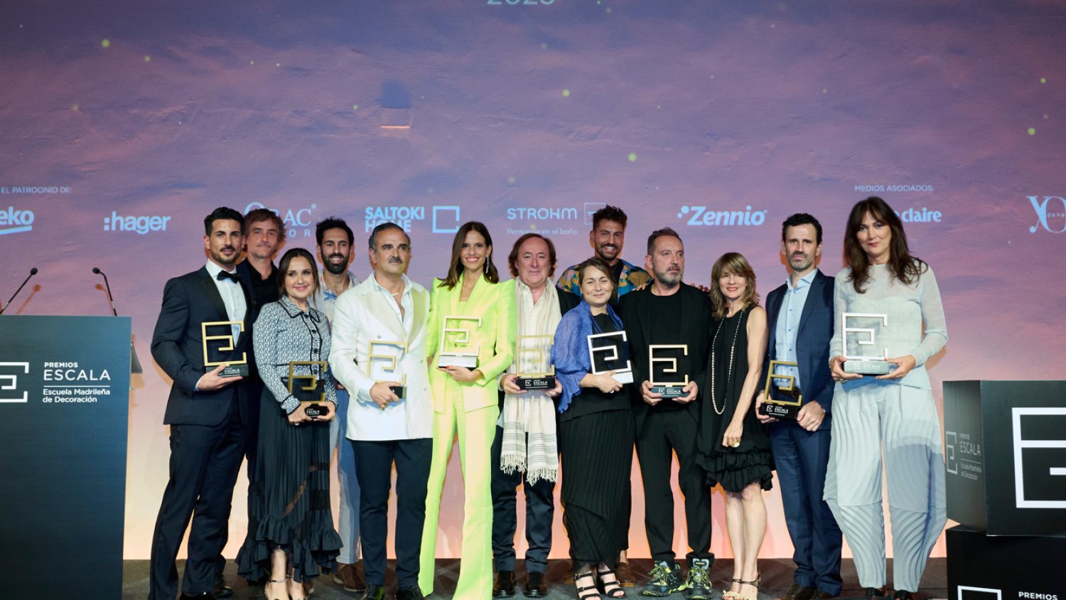El interiorismo vive su gran noche en la I edición de los Premios Escala