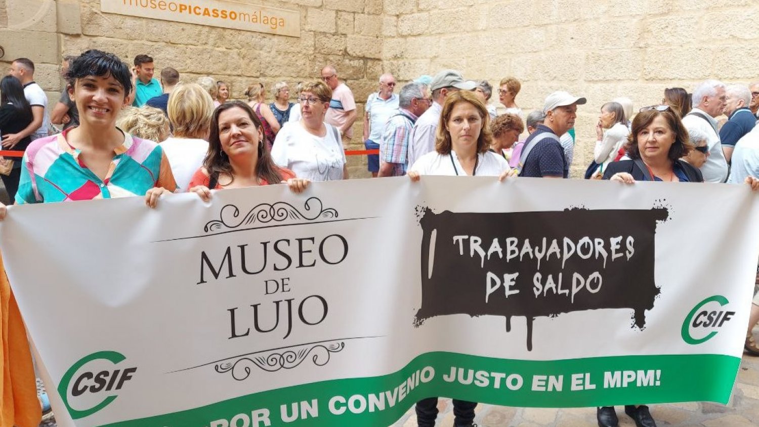Morillas pide a De la Torre que medie en favor de la mejora de las condiciones laborales de la plantilla del Museo Picasso