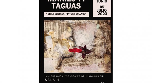 La Casa de Las Tejerinas acoge la exposición 'En la ventana, pintura collage' de la artista Mariló F. Taguas