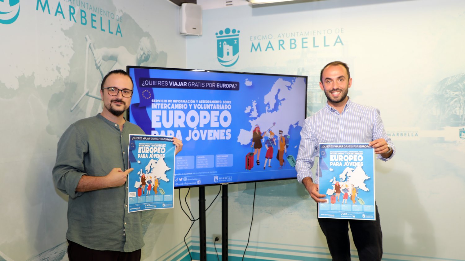 Marbella impulsa un servicio de información para los jóvenes que deseen hacer un intercambio o voluntariado por Europa 