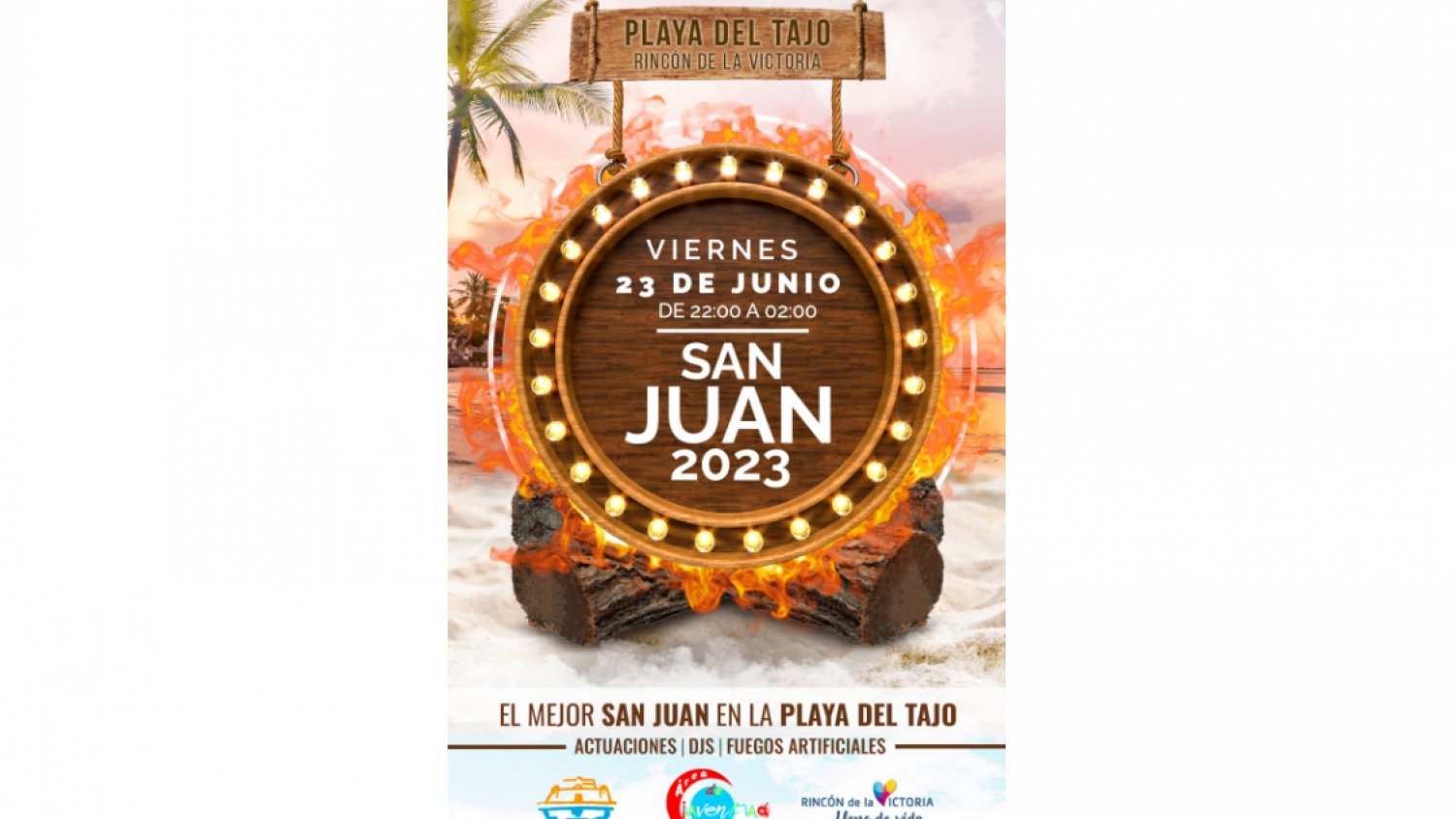 Rincón de la Victoria vivirá una noche de San Juan marcada por la música en directo y las tradiciones