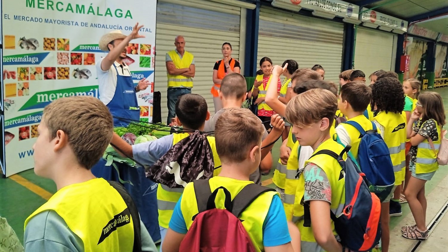 Mercamálaga supera medio millar de visitas de su programa de alimentación saludable 