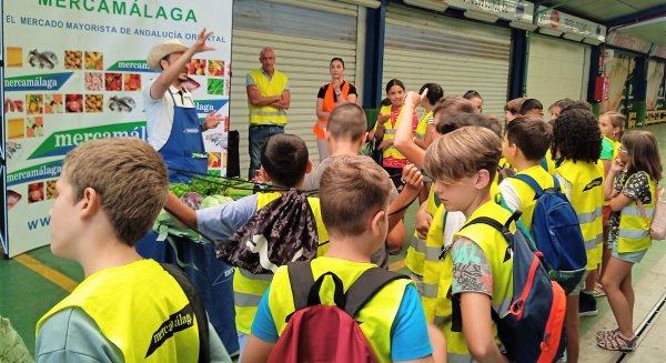 Mercamálaga supera medio millar de visitas de su programa de alimentación saludable 