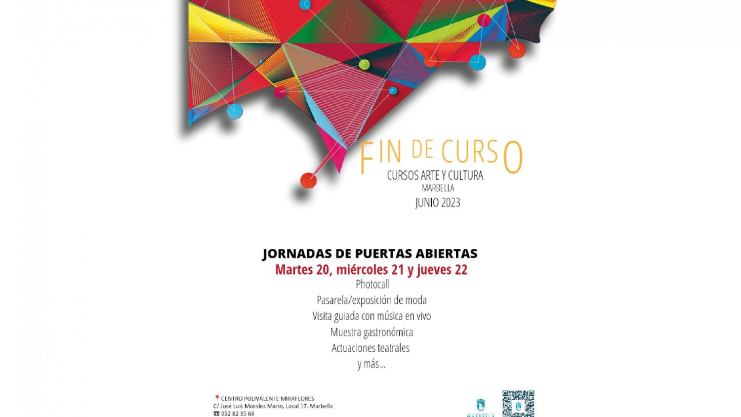 Los alumnos de los cursos de Arte y Cultura organizan una programación especial de fin de curso con una veintena de actividades 