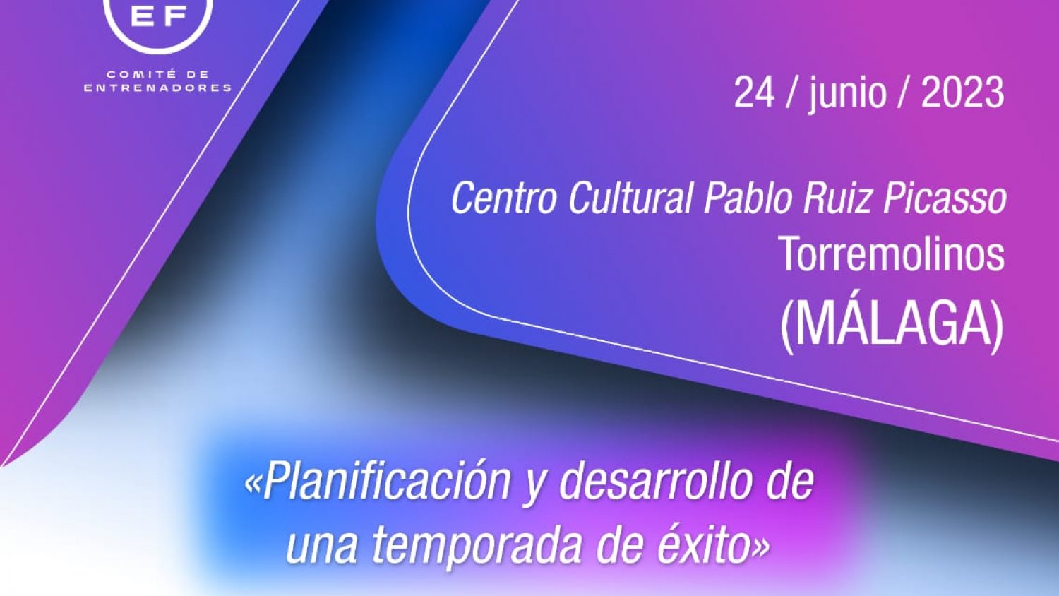Torremolinos acoge el 24 de junio una jornada formativa para los entrenadores de fútbol de la provincia