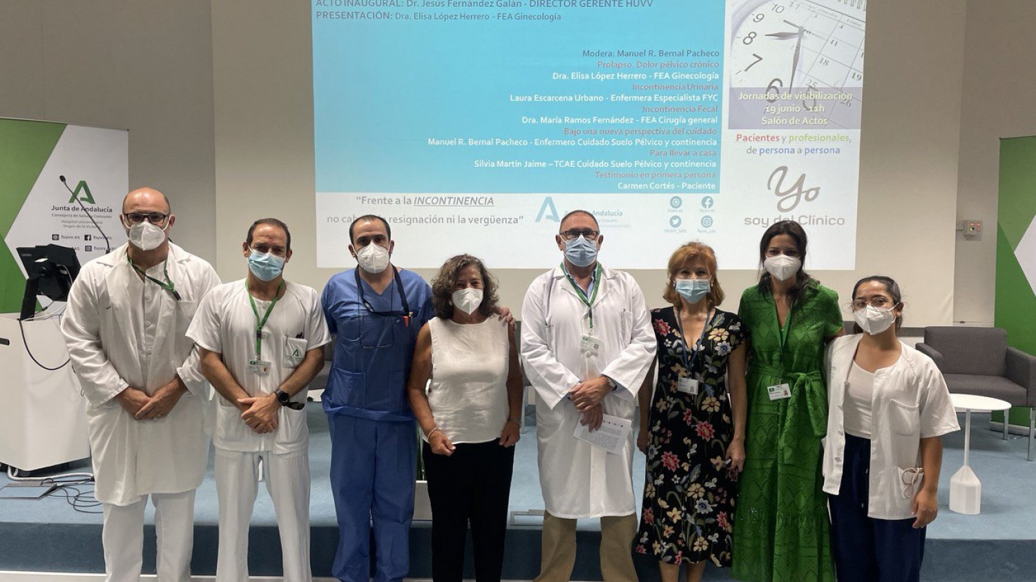 Pacientes afectados de disfunción de suelo pélvico aprenden en el Clínico de Málaga cómo mejorar su calidad de Vida