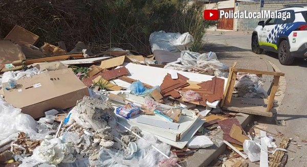 La Policía Local investiga varios vertidos ilegales identificado y denunciado a cuatro empresas responsables