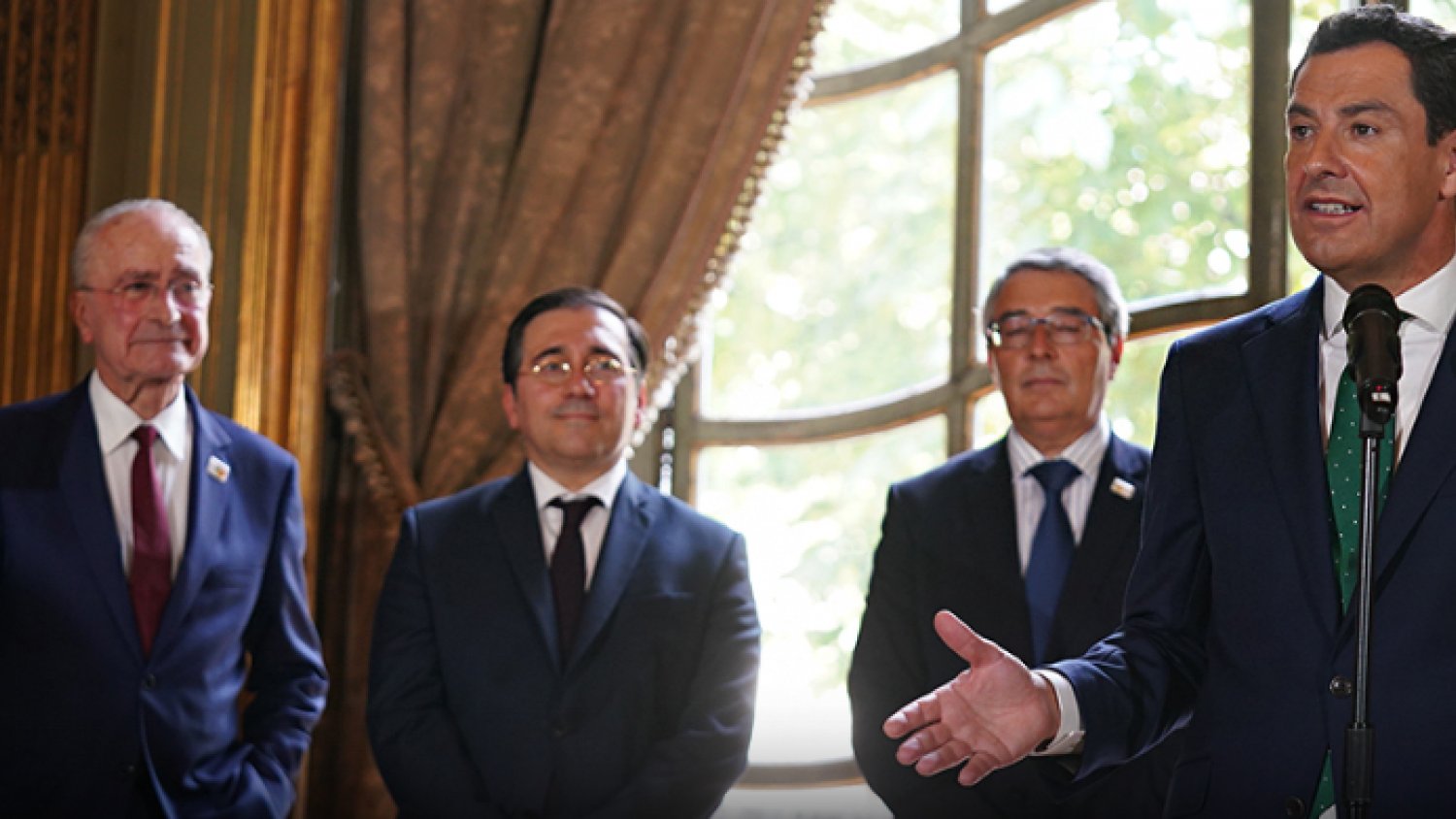 Moreno: 'Esta misma tarde empezamos a construir nuevos objetivos y retos para el futuro de Málaga y de Andalucía'