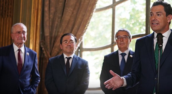 Moreno: 'Esta misma tarde empezamos a construir nuevos objetivos y retos para el futuro de Málaga y de Andalucía'
