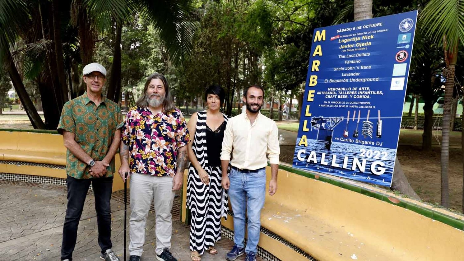 El Parque de la Constitución albergará en octubre el ‘Marbella Calling Festival 2022’ con la actuación de cinco bandas