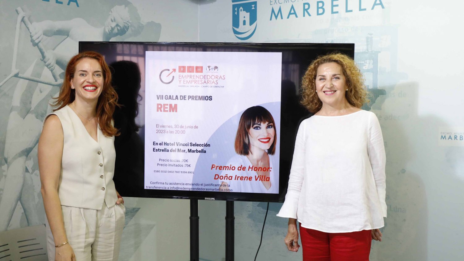 El Ayuntamiento muestra su respaldo a la asociación REM, que reconocerá a las empresarias más destacadas del año 