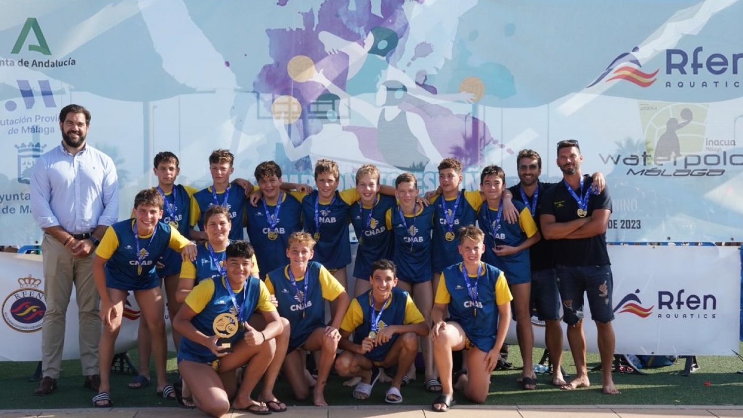 Málaga y el waterpolo infantil fortalecen su historia de amor con un Nacional de gran nivel