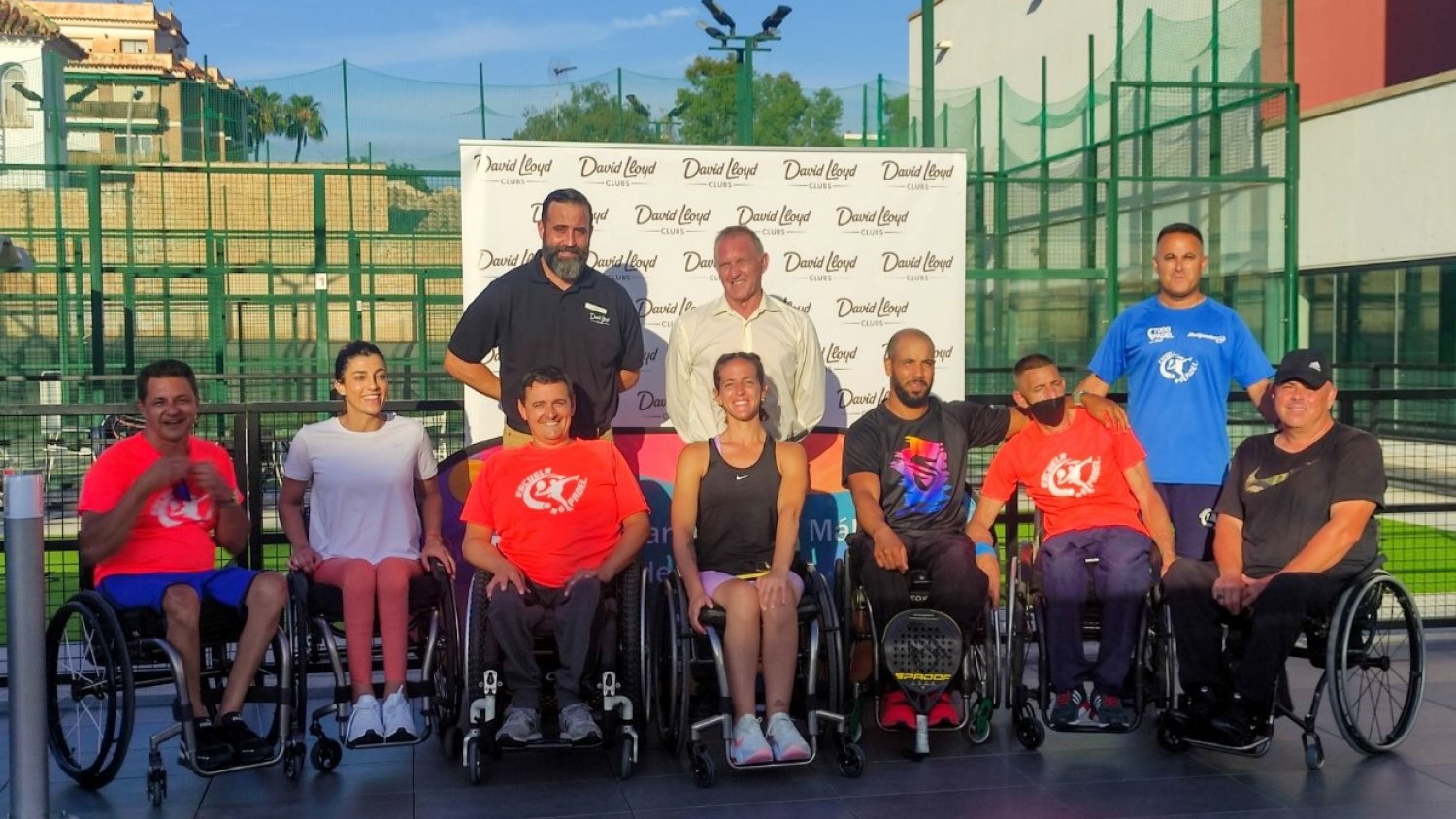David Lloyd acoge el primer torneo 'pádel silla' ciudad de Málaga