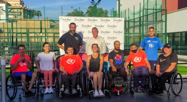David Lloyd acoge el primer torneo 'pádel silla' ciudad de Málaga