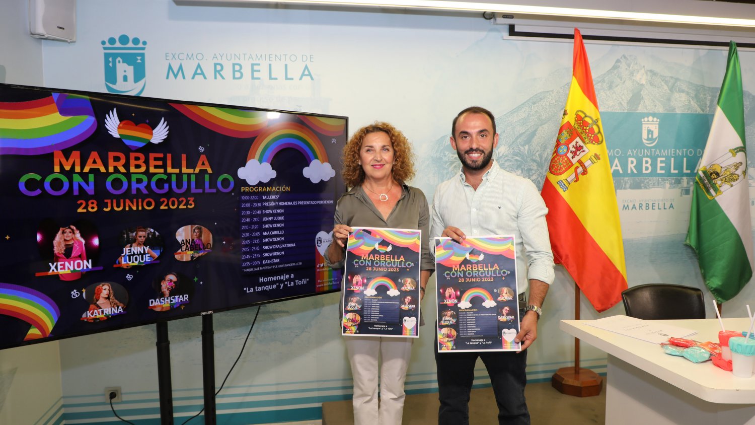 Marbella celebra este miércoles el Día del Orgullo LGTBI en la glorieta de La Fontanilla 
