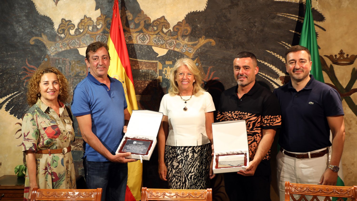 Marbella reconoce a Francisco Navarro, José Molina y Francis Guzmán, pregoneros de las últimas ediciones del Día del Orgullo LGTBI