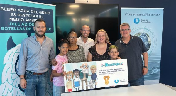 Aguas de Torremolinos entrega los premios al Mejor Dibujo y Mejor Eslogan de su concurso de Aqualogía
