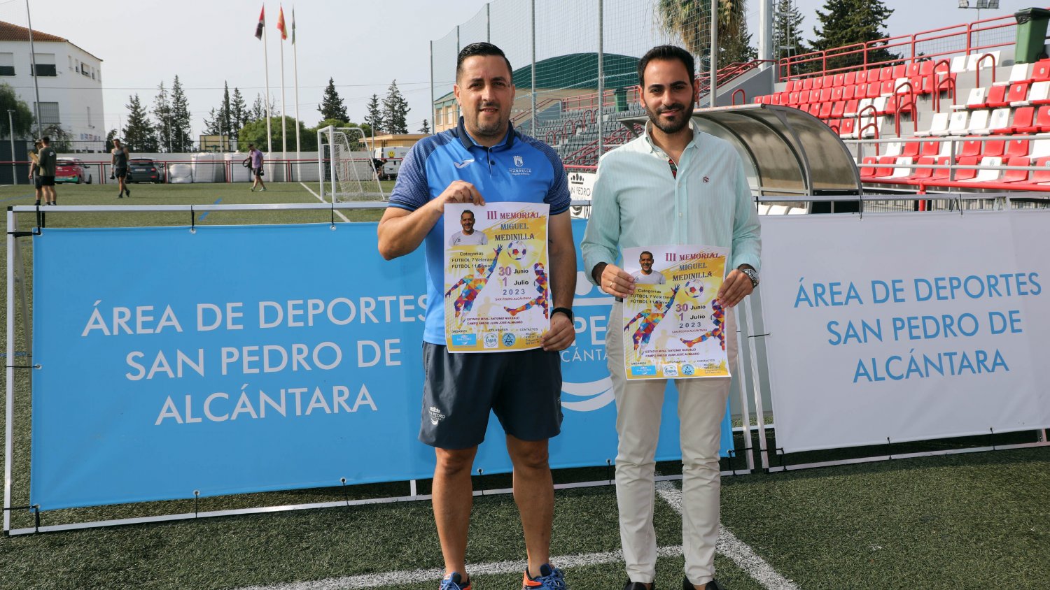 El Estadio Municipal de Fútbol Antonio Naranjo de San Pedro Alcántara alberga el III Memorial Miguel Medinilla 
