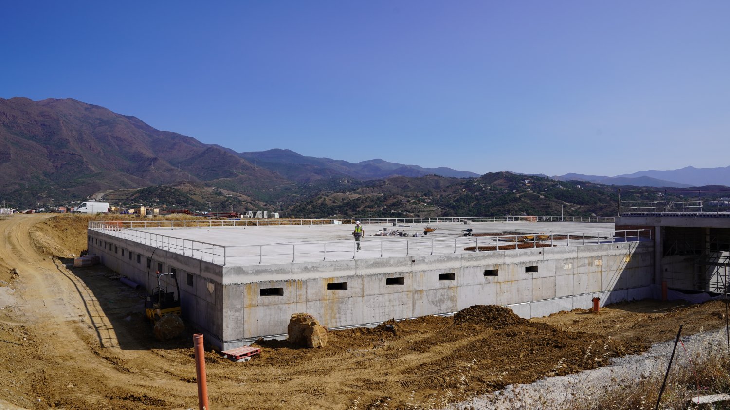 Las obras del nuevo depósito de agua en Las Mesas entran en su recta final
