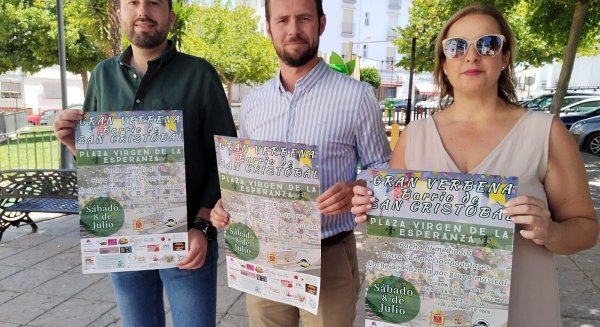 La Hermandad de la Columna y la AA.VV. 'Vicente Espinel' celebran su tradicional verbena de San Cristóbal 