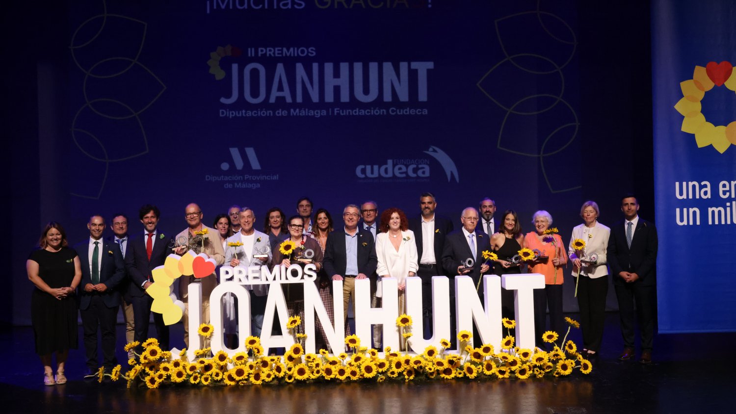 Entregados los Premios Johan Hunt de la Diputación de Málaga y Cudeca