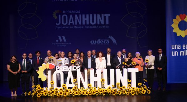 Entregados los Premios Johan Hunt de la Diputación de Málaga y Cudeca