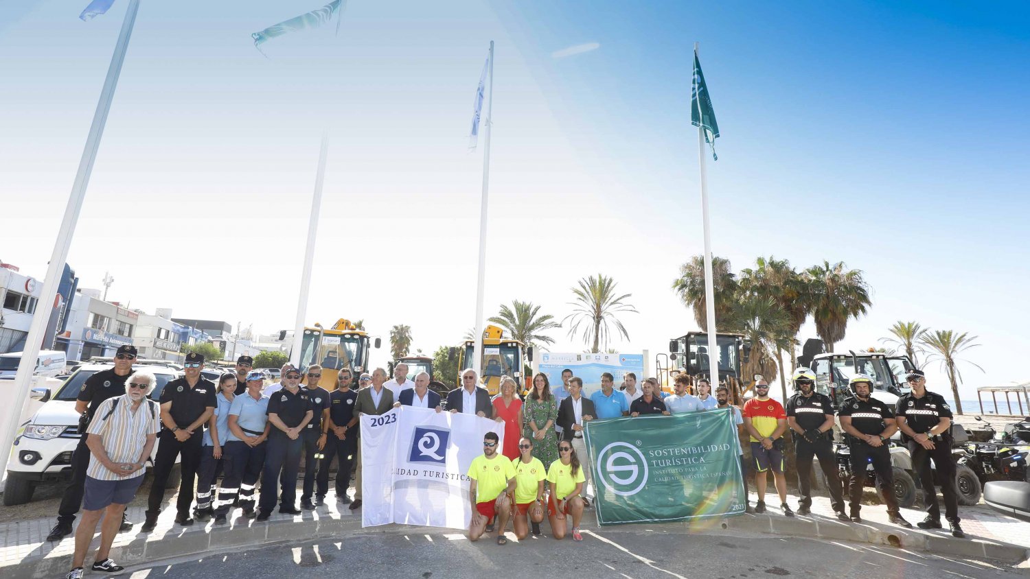 Marbella eleva a 18 las playas con el certificado ‘Q’ de calidad turística y se sitúa a la cabeza del ranking nacional 